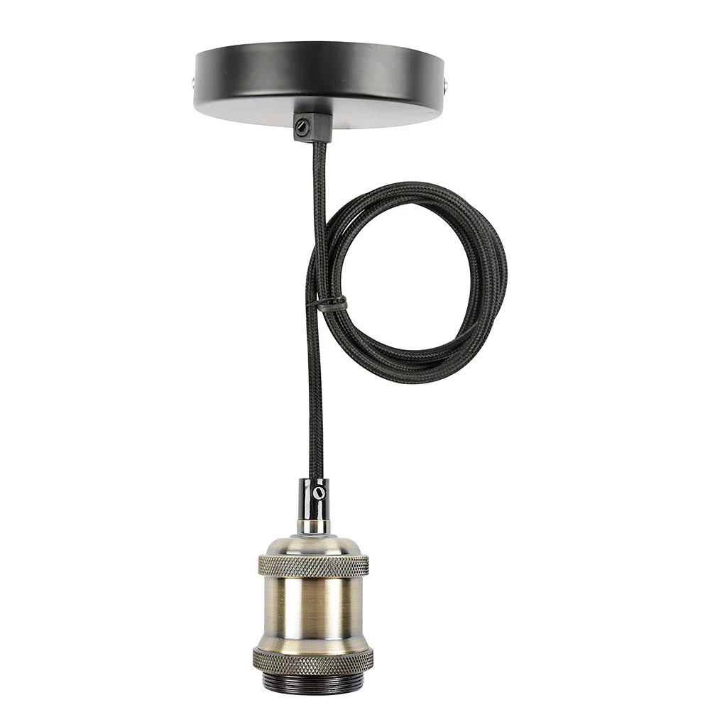 Suspension Antique Dore - E27 - Cable 70 Cm 1 Suspension Antique Dore - E27 - Cable 70 Cm