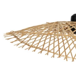 Suspension En Bambou Et Fer Naturel D50cm -Magasin Général Pour La Maison suspension en bambou et fer naturel d50cm 78783 78783 DET02 WEB