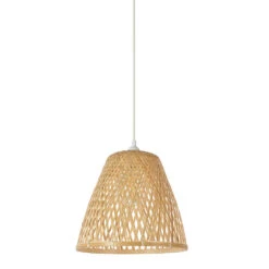 Suspension En Bambou L30cm Naturel - Conique