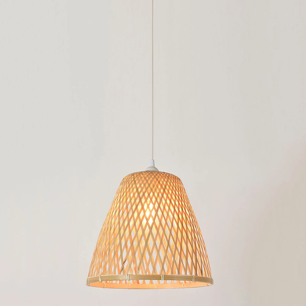 Suspension En Bambou L30cm Naturel - Conique 2 Suspension En Bambou L30cm Naturel - Conique – Image 2
