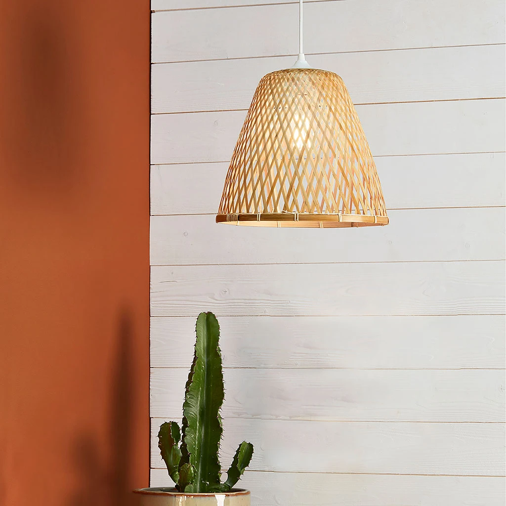 Suspension En Bambou L30cm Naturel - Conique 3 Suspension En Bambou L30cm Naturel - Conique – Image 3