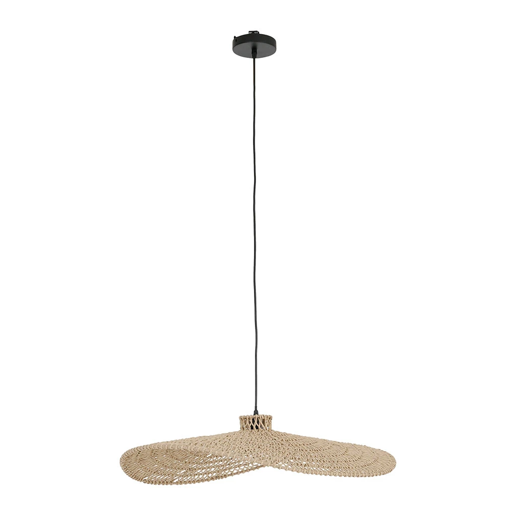 Suspension En Corde De Papier D70.5cm Naturel - Calyp 2 Suspension En Corde De Papier D70.5cm Naturel - Calyp – Image 2