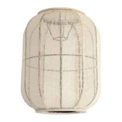 Suspension En Coton Et Fer écru Non électrifiéed28xh35cm - Enigma