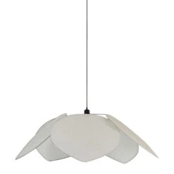 Suspension En Lin Beige D110cm - Japandi