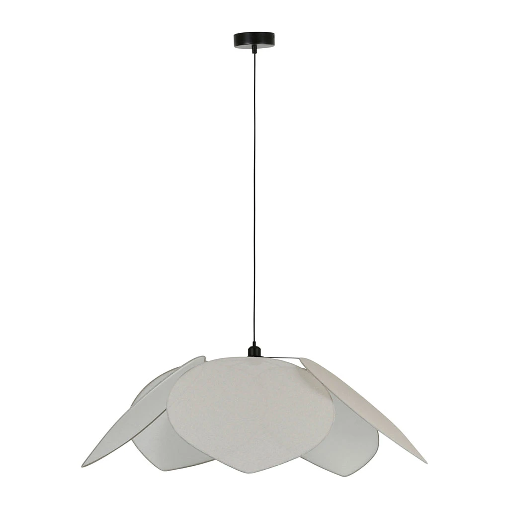 Suspension En Lin Beige D110cm - Japandi 2 Suspension En Lin Beige D110cm - Japandi – Image 2