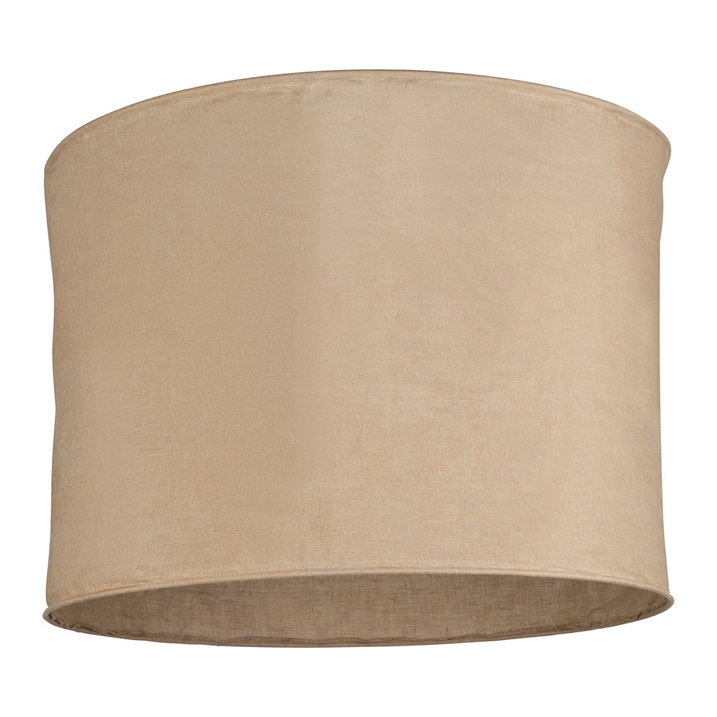 Suspension En Lin Et Métal Taupe H45cm Non électrique - Noho 1 Suspension En Lin Et Métal Taupe H45cm Non électrique - Noho