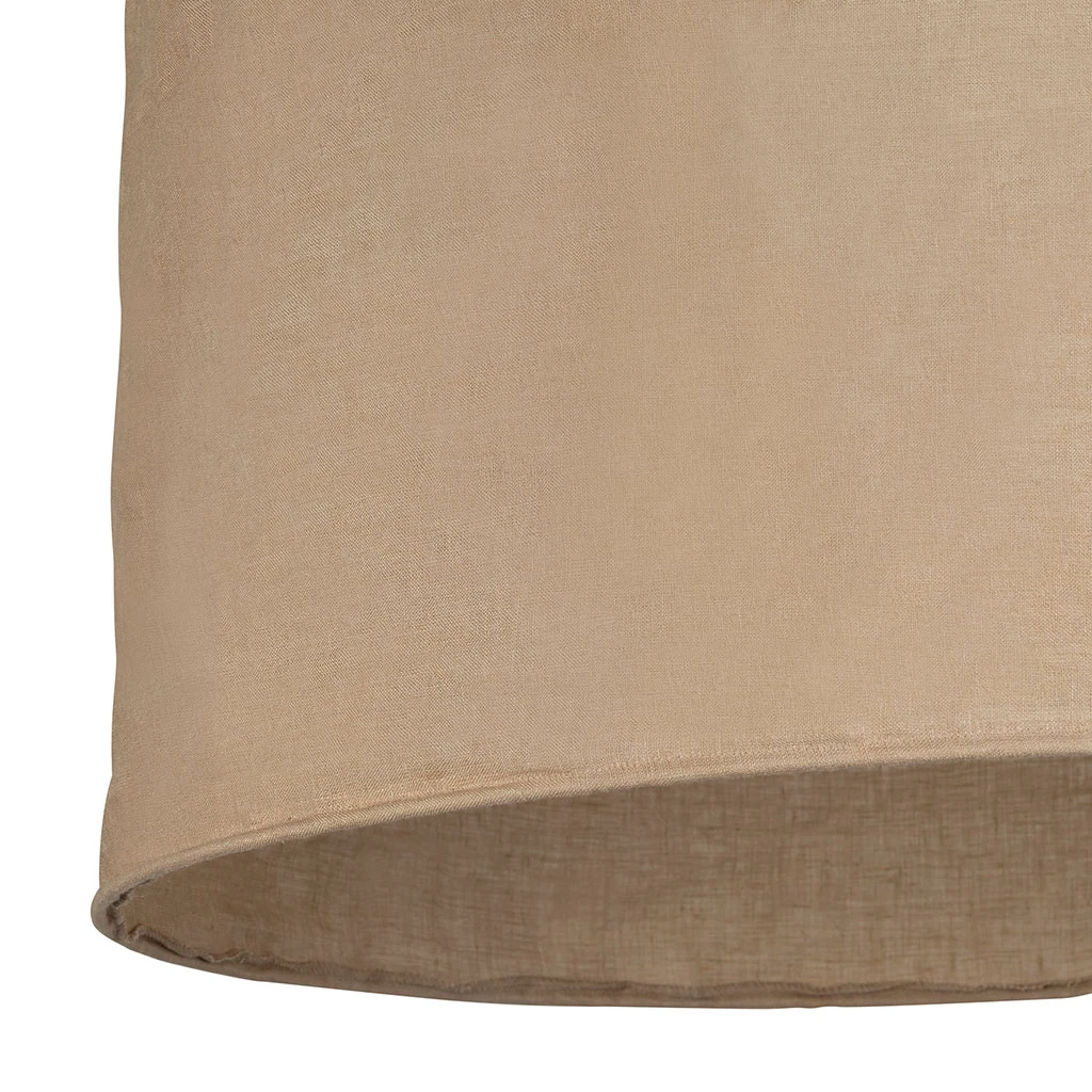 Suspension En Lin Et Métal Taupe H45cm Non électrique - Noho 2 Suspension En Lin Et Métal Taupe H45cm Non électrique - Noho – Image 2