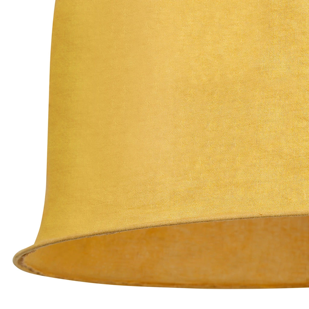 Suspension En Lin Moutarde H45cm Non électrifiée - Noho 2 Suspension En Lin Moutarde H45cm Non électrifiée - Noho – Image 2