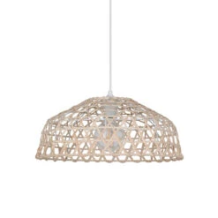 Suspension En Métal Et Rotin D38cm Naturel - Bendor