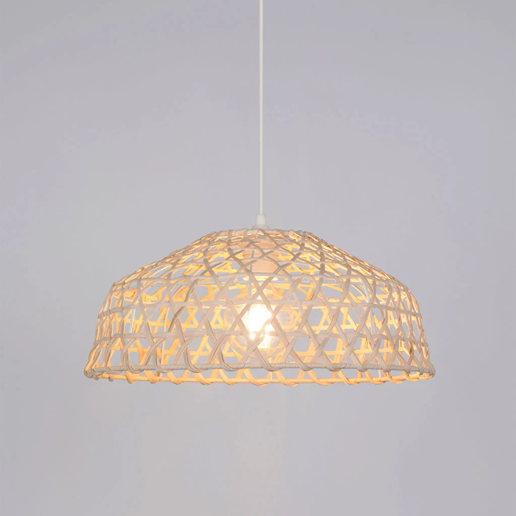 Suspension En Métal Et Rotin D38cm Naturel - Bendor 2 Suspension En Métal Et Rotin D38cm Naturel - Bendor – Image 2