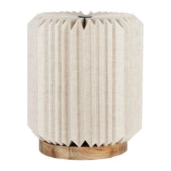 Suspension En Papier Et Lin Naturel D56xh20cm - Fontelo