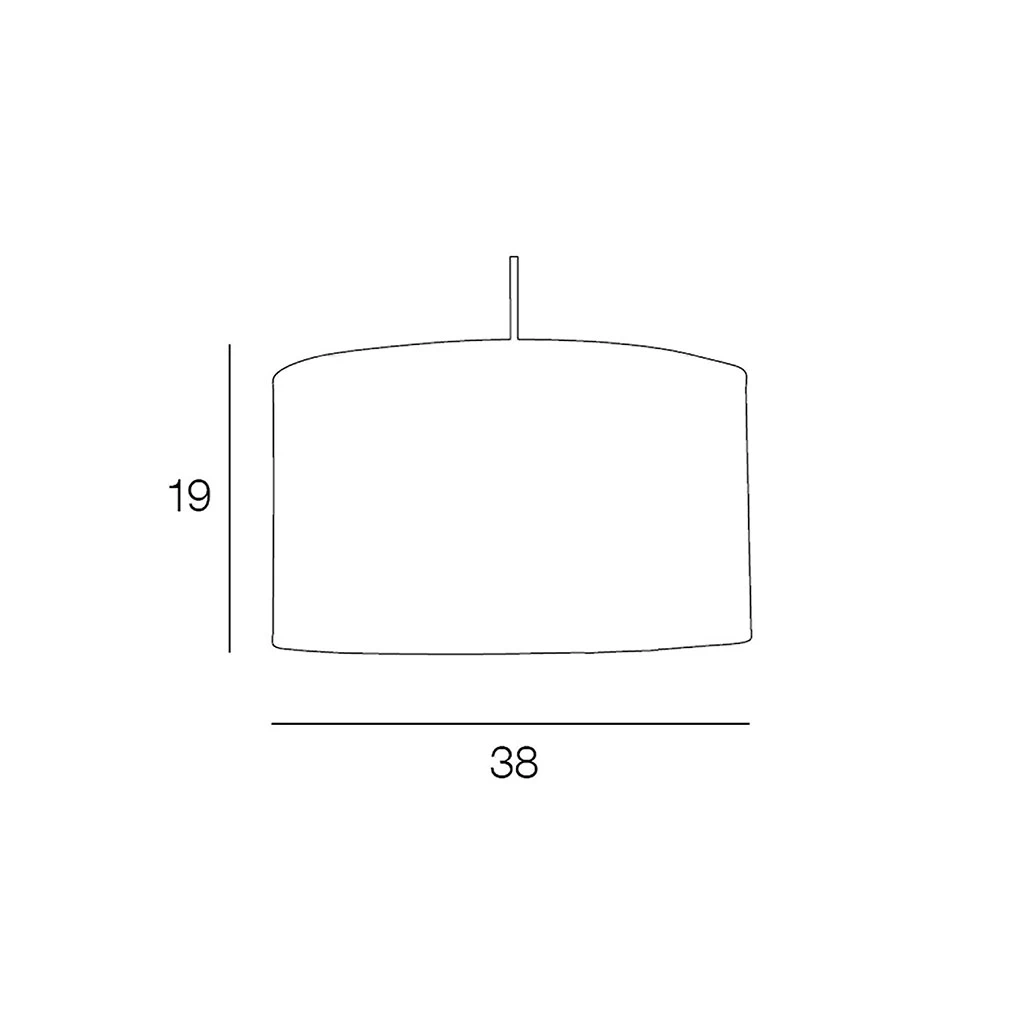 Suspension En Raphia Naturel D38cml - Cylindre 3 Suspension En Raphia Naturel D38cml - Cylindre – Image 3
