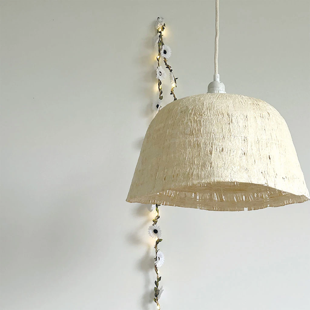 Suspension Non électrifiée Blanc D41cm - Martine 1 Suspension Non électrifiée Blanc D41cm - Martine