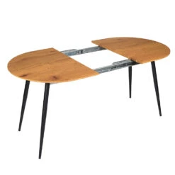 Table à Manger Avec Allonge En Bois 120(+40cm)x80cm - Lara -Magasin Général Pour La Maison table a manger avec allonge en bois 120x80cm lara 629684 629684 FRN09 WEB 1