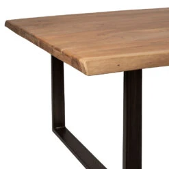 Table à Manger En Acacia Massif Et Pieds En Fer Noir 240x110cm - Factory 12 Table à Manger En Acacia Massif Et Pieds En Fer Noir 240x110cm - Factory -Magasin Général Pour La Maison table a manger en acacia massif et pieds en fer noir 240x110cm factory 36493 DET04 WEB 2