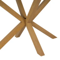 Table à Manger En Verre Trempé Et Métal Naturel 160x90cm - Adela -Magasin Général Pour La Maison table a manger en verre trempe et metal naturel 160x90cm adela 320066 320066 DET03 WEB