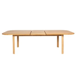 Table à Manger Extensible En Chêne Naturel 200(+50)x100cm - Sirocco