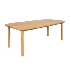 Table à Manger Extensible En Chêne Naturel 200(+50)x100cm - Sirocco -Magasin Général Pour La Maison table a manger extensible en chene naturel 200 50 x100cm sirocco 6649 664914 FRN04 WEB