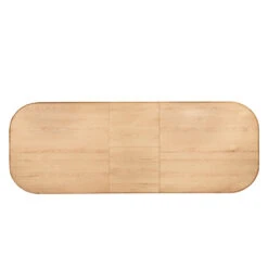 Table à Manger Extensible En Chêne Naturel 200(+50)x100cm - Sirocco -Magasin Général Pour La Maison table a manger extensible en chene naturel 200 50 x100cm sirocco 6649 664914 FRN08 WEB