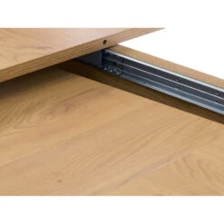 Unique Table à Manger Extensible Ronde En Chêne Naturel Et Noir D120(+40)cm - Cesura -Magasin Général Pour La Maison table a manger extensible ronde en chene naturel et noir d120 40 cm c 697525 FRN03 WEB