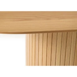 Unique Table à Manger Ovale En Placage Chêne Naturel 180x95cm - Nola -Magasin Général Pour La Maison table a manger ovale en placage chene naturel 180x95cm nola 667719 667719 FRN03 WEB