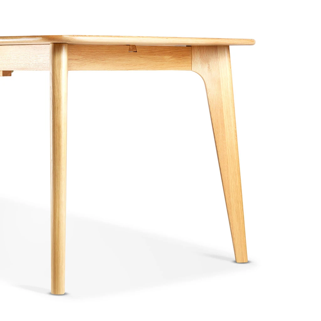 Table De Repas Avec Allonge Intégrée En Chene Naturel 180(+50)x100xh76cm - Sublime 7 Table De Repas Avec Allonge Intégrée En Chene Naturel 180(+50)x100xh76cm - Sublime – Image 7