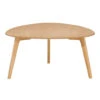 Table Basse Effet Chêne Naturel 80x80cm - Becka