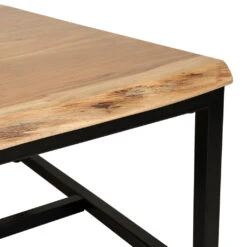 Table Basse En Acacia Et Pieds En Fer Noir - Brooklyn 9 Table Basse En Acacia Et Pieds En Fer Noir - Brooklyn -Magasin Général Pour La Maison table basse en acacia et pieds en fer noir brooklyn 320019 320019 DET04 WEB