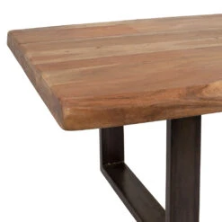 Table Basse En Acacia Massif Et Pieds En Fer Noir 130x70cm - Factory 7 Table Basse En Acacia Massif Et Pieds En Fer Noir 130x70cm - Factory -Magasin Général Pour La Maison table basse en acacia massif et pieds en fer noir 130x70cm factory 364 36494 DET02 WEB 1