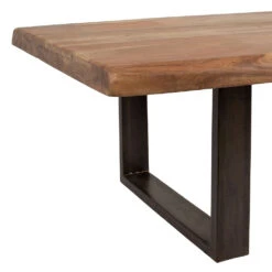 Table Basse En Acacia Massif Et Pieds En Fer Noir 130x70cm - Factory 9 Table Basse En Acacia Massif Et Pieds En Fer Noir 130x70cm - Factory -Magasin Général Pour La Maison table basse en acacia massif et pieds en fer noir 130x70cm factory 364 36494 DET03 WEB 1