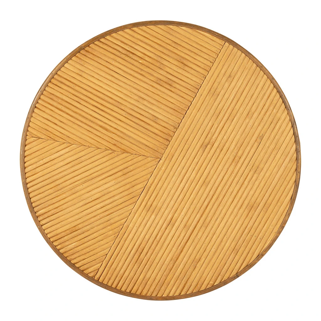 Table Basse 3 Pieds En Bambou Et Sapin Naturel D55xh35cm - Saori 4 Table Basse 3 Pieds En Bambou Et Sapin Naturel D55xh35cm - Saori – Image 4