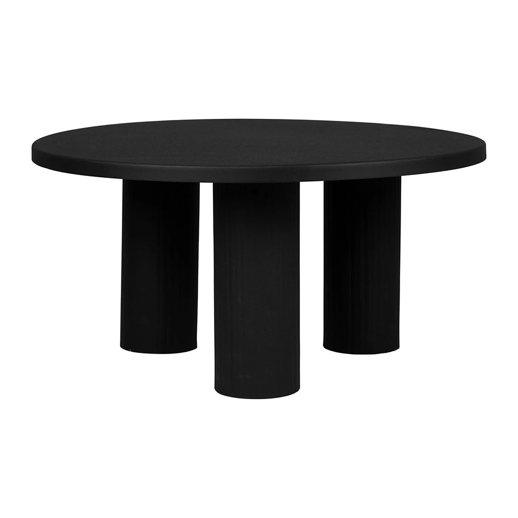 Table Basse Ronde 3 Pieds En Fer Noir D70xh35cm - Organic 1 Table Basse Ronde 3 Pieds En Fer Noir D70xh35cm - Organic