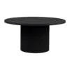 Table Basse Ronde En Fer Noir D79xh40cm - Organic