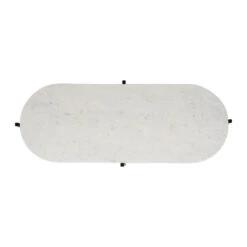 Table Basse En Marbre Et Fer Blanc Et Noir 100x40cm - Eskela 8 Table Basse En Marbre Et Fer Blanc Et Noir 100x40cm - Eskela -Magasin Général Pour La Maison table basse en marbre et fer blanc et noir 100x40cm eskela 77703 77703 DET04 WEB