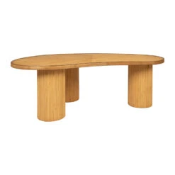 Table Basse En Rotin Et Bambou Naturel 124x73cm - Saori