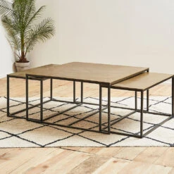 Table Basse Gigogne (lot De 3) En Fer Doré - Félia 8 Table Basse Gigogne (lot De 3) En Fer Doré - Félia -Magasin Général Pour La Maison table basse gigogne lot de 3 en fer dore felia 36480 36480 SITU02 WEB 1