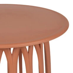 Table Basse Rond Terracotta D50cm - Lumi 7 Table Basse Rond Terracotta D50cm - Lumi -Magasin Général Pour La Maison table basse rond en tissu synthetique terracotta d50cm lumi 78072 78072 DET02 WEB