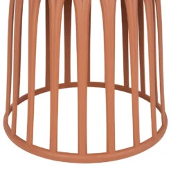Table Basse Rond Terracotta D50cm - Lumi 9 Table Basse Rond Terracotta D50cm - Lumi -Magasin Général Pour La Maison table basse rond en tissu synthetique terracotta d50cm lumi 78072 78072 DET03 WEB
