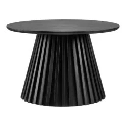 Table Basse Ronde En Bois Noir D70cm - Olivia 8 Table Basse Ronde En Bois Noir D70cm - Olivia -Magasin Général Pour La Maison table basse ronde en bois noir d70cm olivia 698186 698186 FRN05 WEB 1