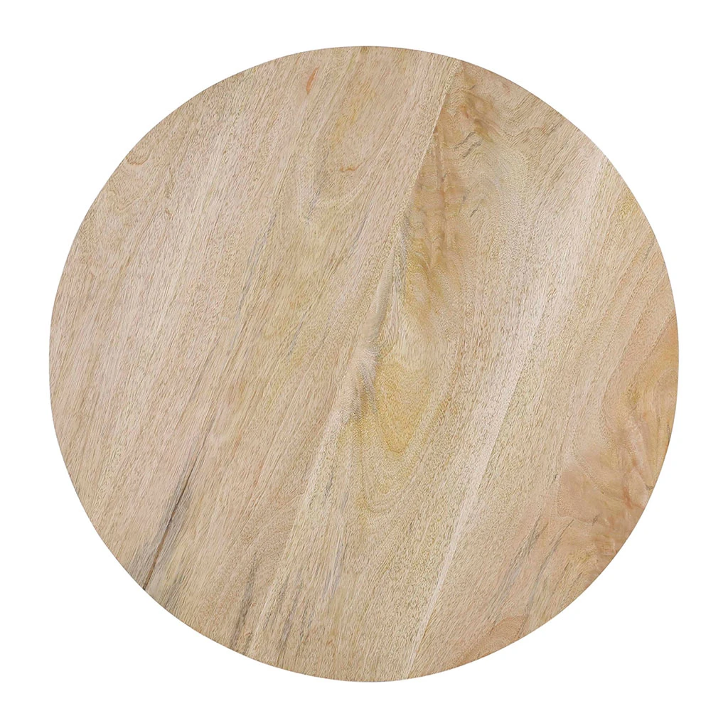 Table Basse Ronde En Manguier Naturel D79cm - Organic 4 Table Basse Ronde En Manguier Naturel D79cm - Organic – Image 4