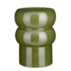 Table D'appoint En Céramique Vert D32cm - Vendi