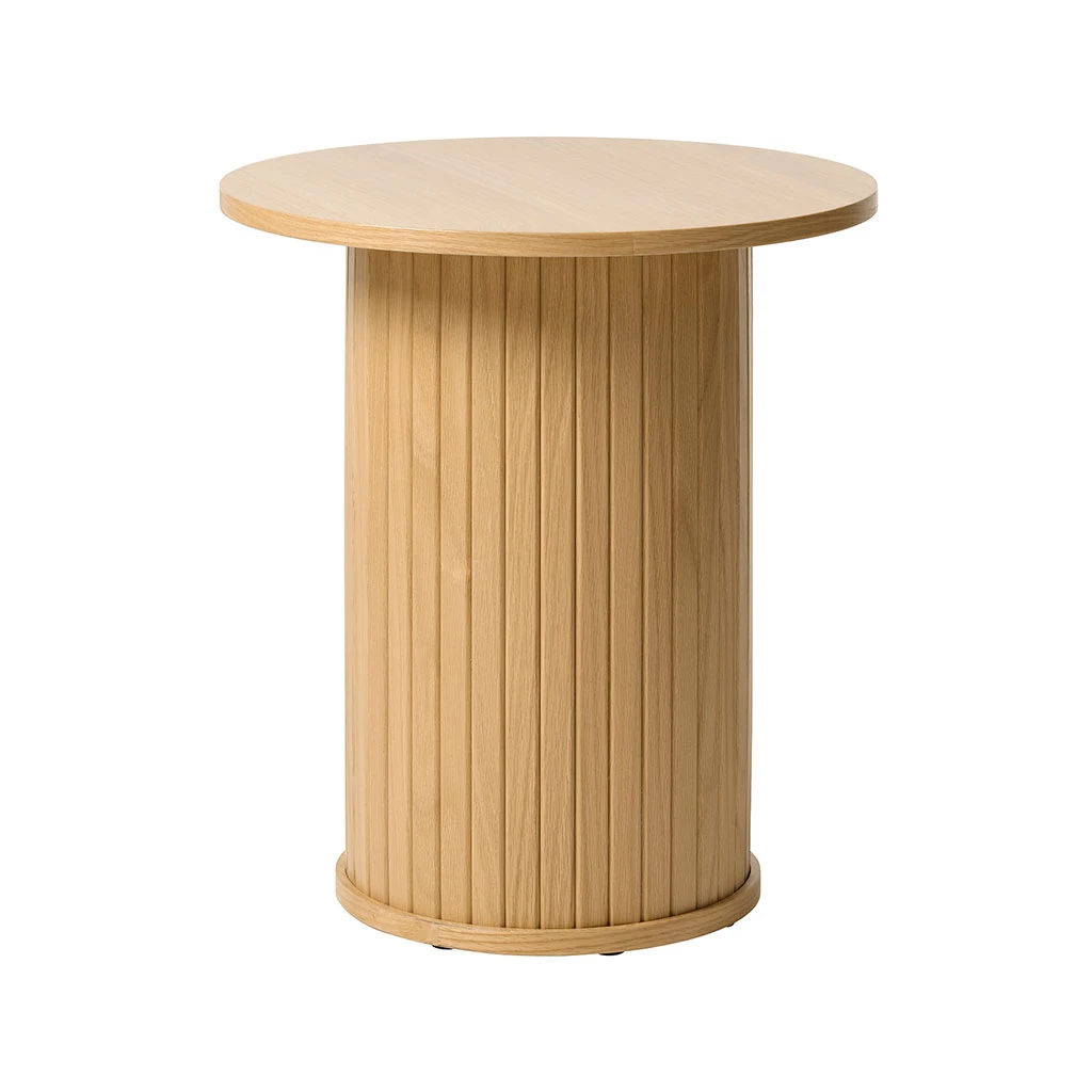 Unique Table D'appoint En Chêne Naturel D50cm - Nola 3 Unique Table D'appoint En Chêne Naturel D50cm - Nola – Image 3