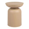 Table D'appoint En Fer Beige - Arty D37cm