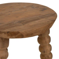 Bout De Canapé Rond En Bois Recyclé Naturel D34cm - Campagne 9 Bout De Canapé Rond En Bois Recyclé Naturel D34cm - Campagne -Magasin Général Pour La Maison table d appoint en manguier et acacia naturel d34xh60cm campagne 2018 201899 DET03 WEB