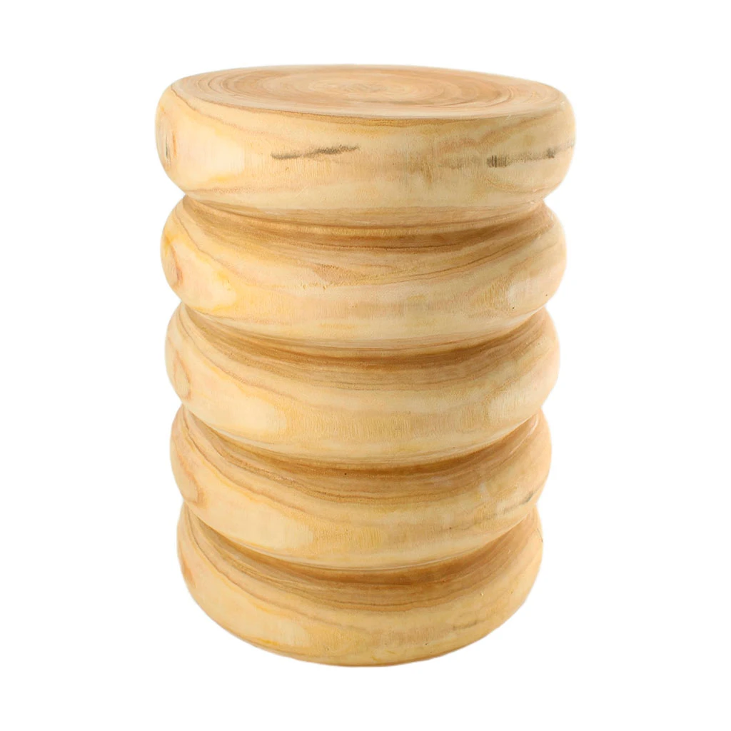 Table D'appoint En Paulownia Naturel D28cm 1 Table D'appoint En Paulownia Naturel D28cm