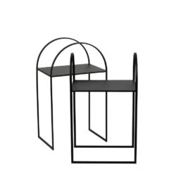 Table D'appoint Gigogne (x2) En Fer Noir - Lernet 8 Table D'appoint Gigogne (x2) En Fer Noir - Lernet -Magasin Général Pour La Maison table d appoint gigogne x2 en fer noir lernet 40954 40954 DET02 WEB