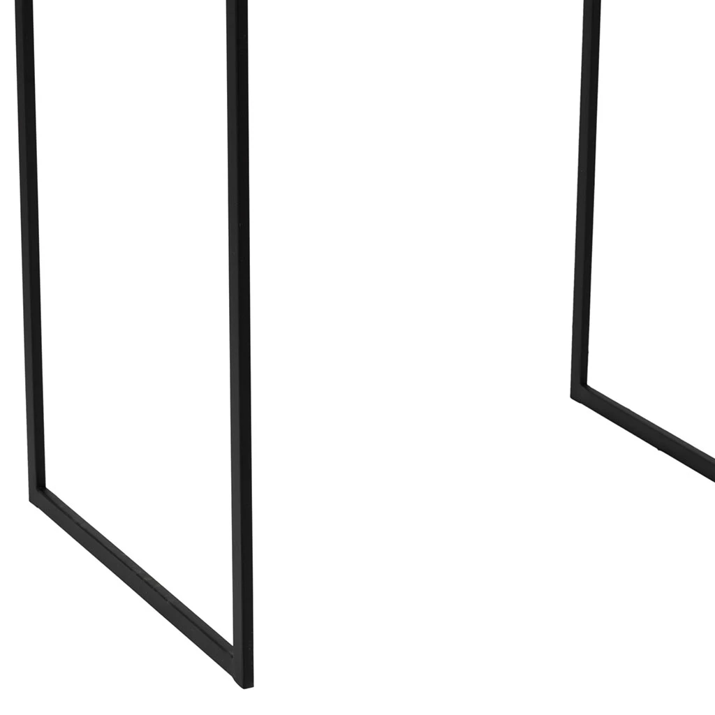 Table D'appoint Gigogne (x2) En Fer Noir - Lernet 4 Table D'appoint Gigogne (x2) En Fer Noir - Lernet – Image 4