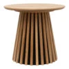 Table D'appoint Ronde En Bois Naturel D50cm - Olivia