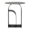 Table D'appoint Ronde En Fer Noir D50cm - Tinel
