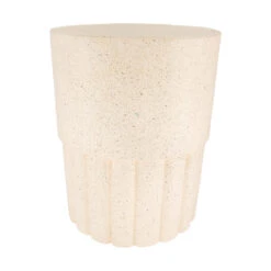 Table D'appoint Ronde En Magnésium Blanc